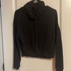 black SO lounge pullover